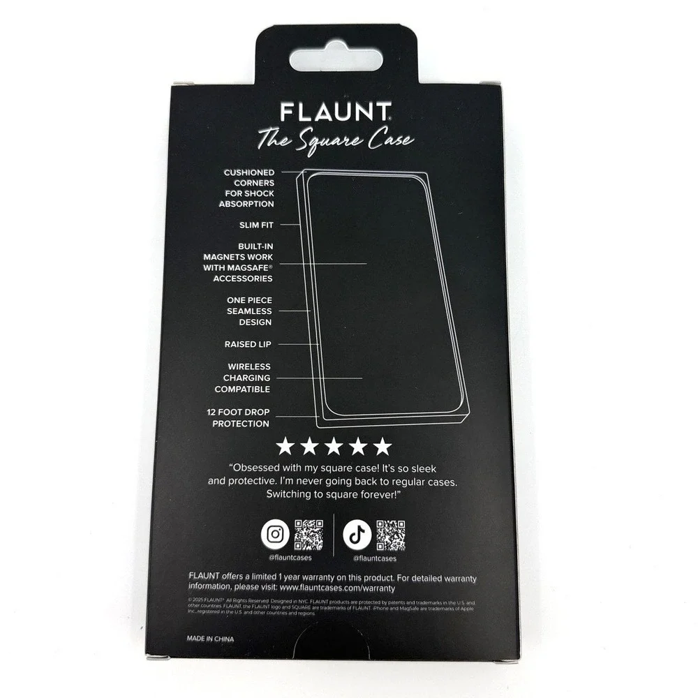 Flaunt Brown Abalone Square Case iPhone 17 Pro 6.3